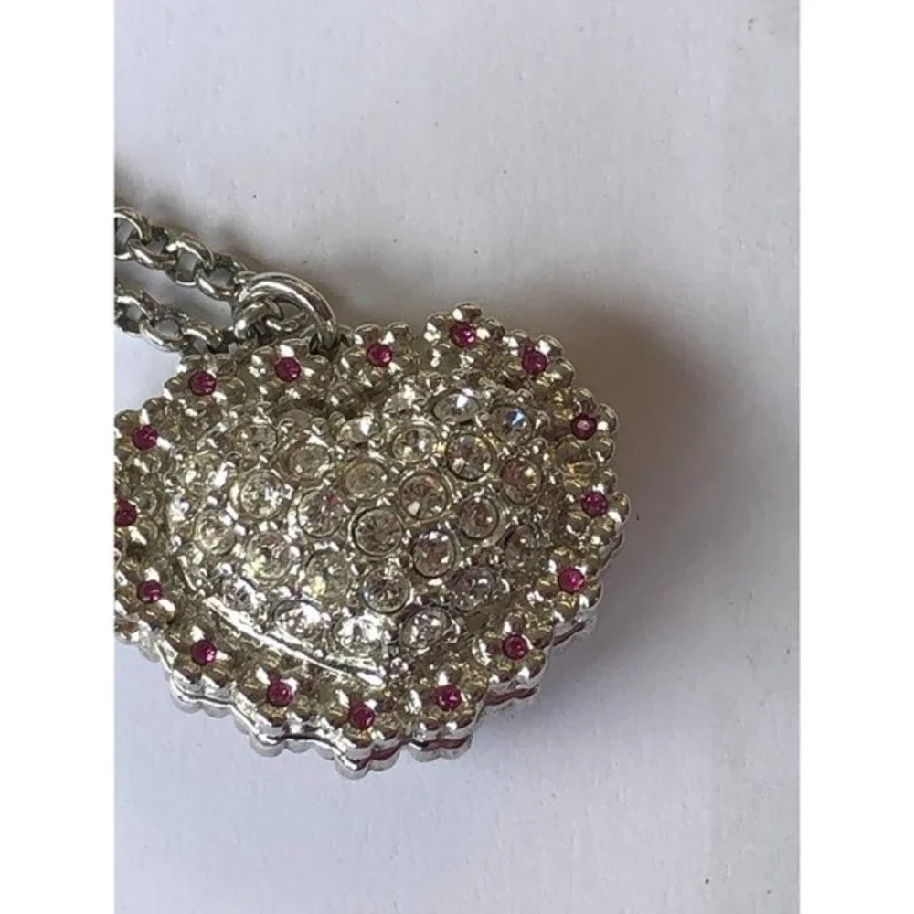 Swarovski Crystal Heart Locket Necklace